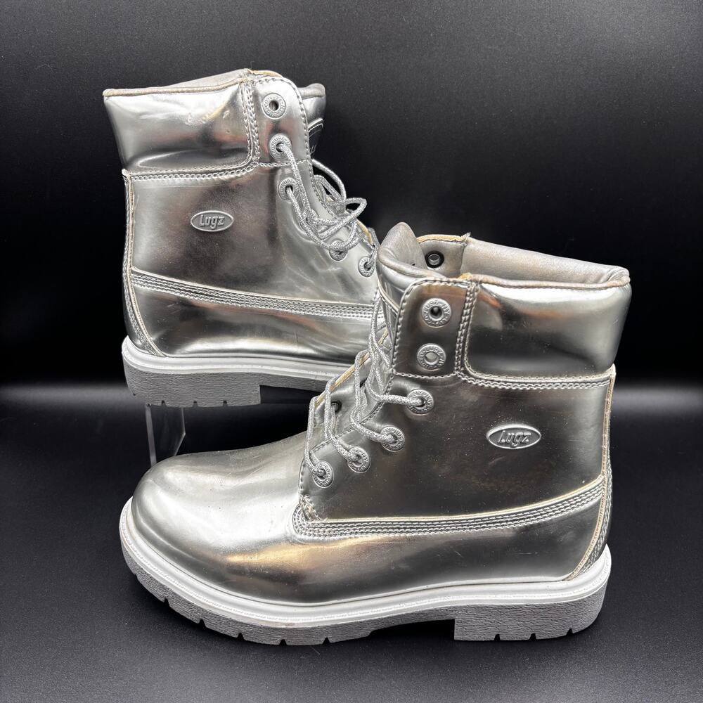 Women’s Size 7 Silver Metallic Lugz Shoes Boots